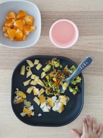 Beaba - 4lü Silikon Beslenme Seti Night Blue