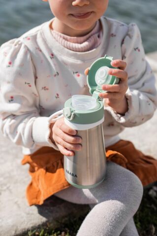 Beaba Paslanmaz Çelik Termos Suluk - Sage Green