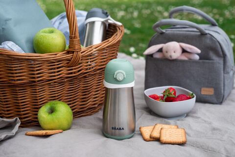 Beaba Paslanmaz Çelik Termos Suluk - Sage Green