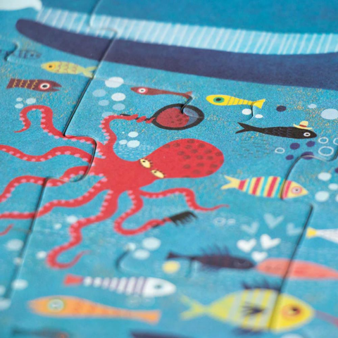 Londji Pocket Puzzle My Little Ocean / Küçük Okyanusum (36 Parça)