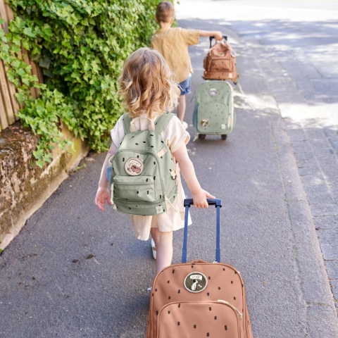 Lassig Happy Prints Çekçekli Çanta Caramel