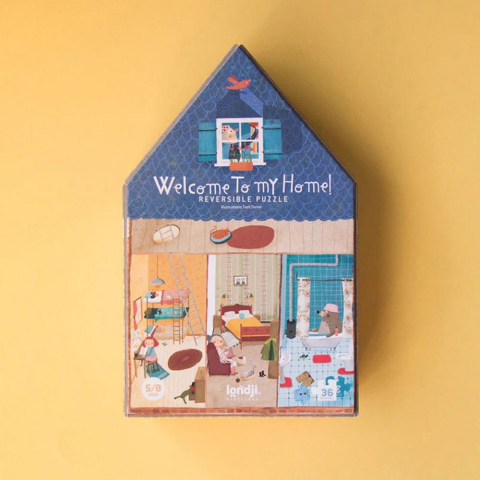 Londji Puzzle Welcome to my Home / Evime Hoş geldin (36 Parça)