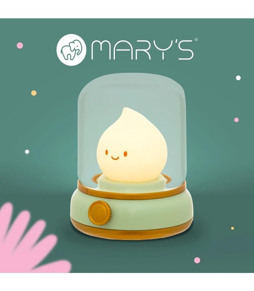 Mary's Flame Sarı Led Gece Lambası
