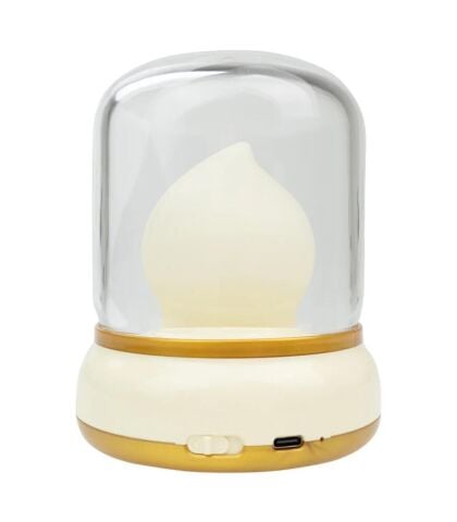 Mary's Flame Sarı Led Gece Lambası