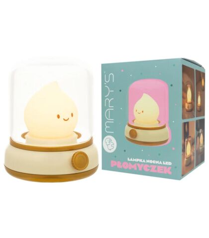 Mary's Flame Sarı Led Gece Lambası