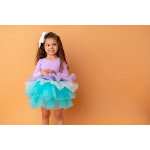 Mini Celebrities Lila Kız Çocuk Tütü Elbise