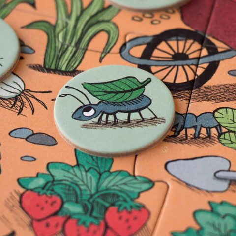 Londji Puzzle Rabbit's Garden / Tavşanın Bahçesi (24 Parça)