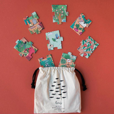 Londji Puzzle Rabbit's Garden / Tavşanın Bahçesi (24 Parça)