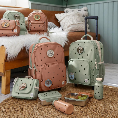 Lassig Happy Prints Çekçekli Çanta Light Olive