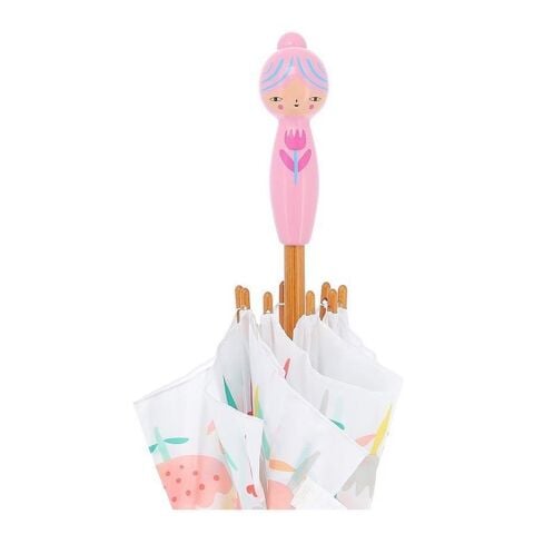 Vilac - Ahşap Şemsiye - Pembe Çiçekler