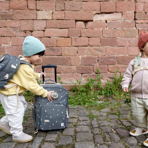 Lassig Happy Prints Çekçekli Çanta Midnight Blue