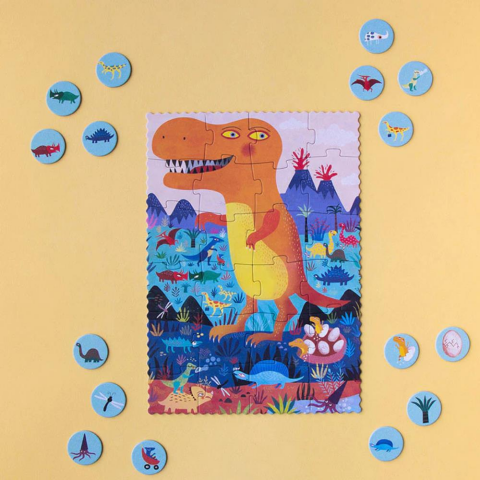 Londji Pocket Puzzle / My Little Dino (24 Parça)