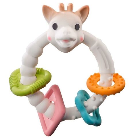 Sophie La Girafe So Pure Renkli Halka Diş Kaşıyıcı