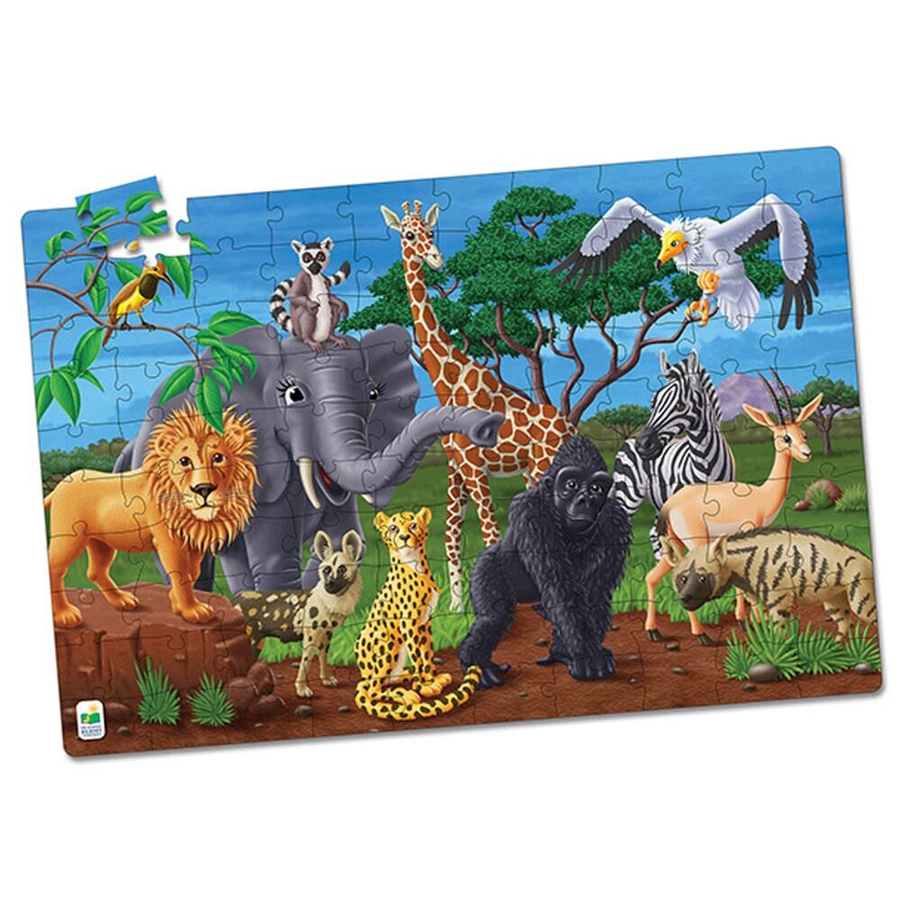The Learning Journey Vahşi Yaşam - Fosforlu Yer Puzzle 100 Parça