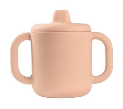 Beaba - 2 Kulplu Silikon Öğrenme Suluğu Pink