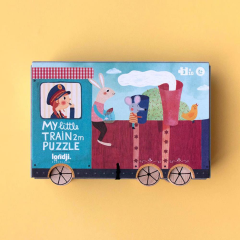 Londji Puzzle / My Little Train (3 Parça x 10 Puzzle)
