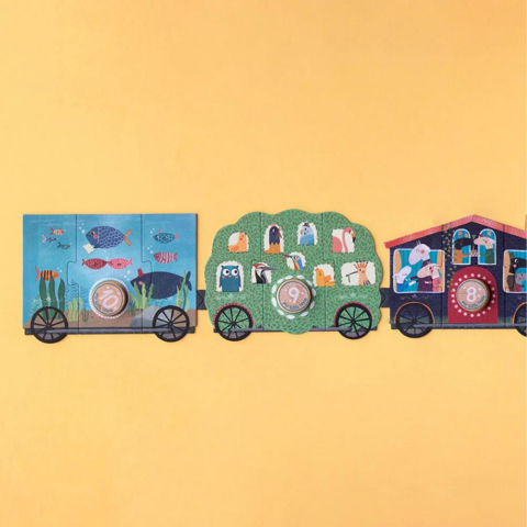 Londji Puzzle / My Little Train (3 Parça x 10 Puzzle)