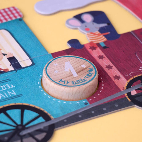 Londji Puzzle / My Little Train (3 Parça x 10 Puzzle)