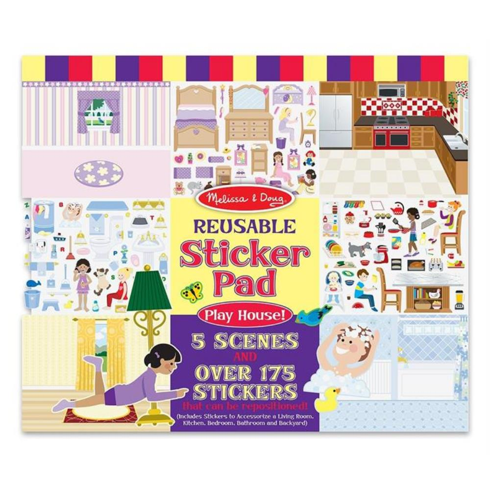 Melissa & Doug Tak Çıkar Çıkartma Kitabı - Oyun Evi