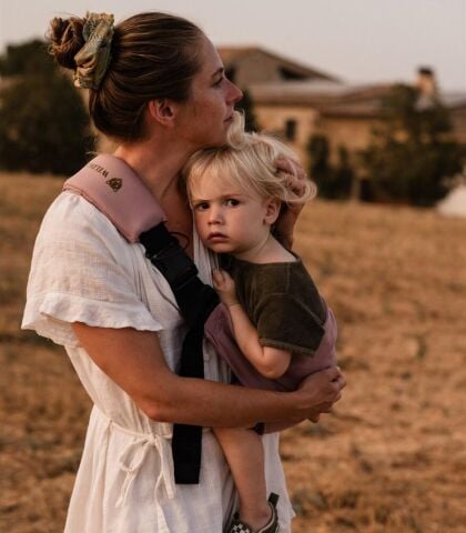 Wildride Vintage Rose - Gül Kurusu Pamuklu Çocuk Taşıyıcı