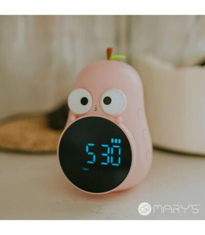 Mary's Pear Pembe Çalar Saat