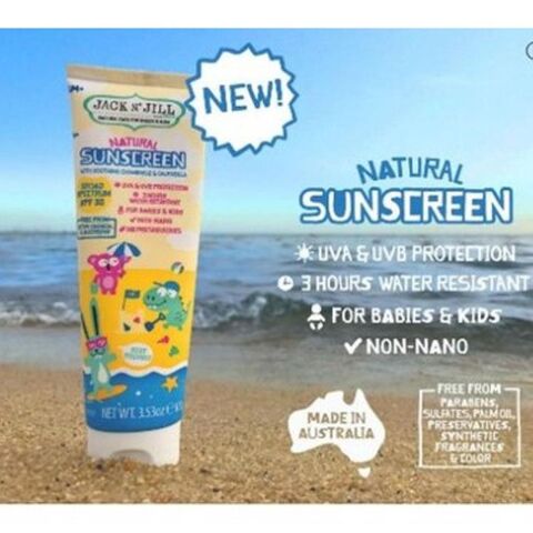 Jack N' Jill Sunscreen SPF 30+ Natural Güneş Kremi 100ml