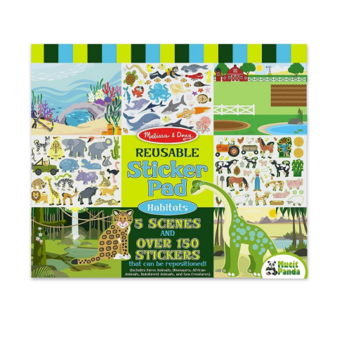 Melissa & Doug Tak Çıkar Çıkartma Kitabı - Hayvanlar