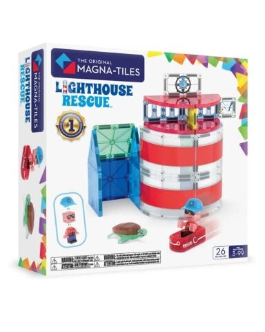 Magna-Tiles - Lighthouse Rescue Manyetik Bloklar - 25 Parça