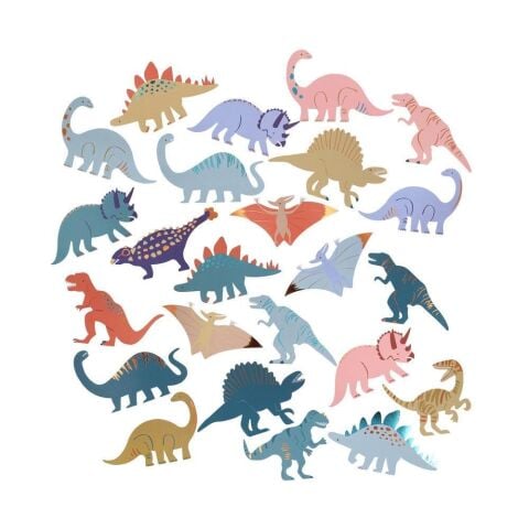 Meri Meri - Die-Cut Dinazor Sticker - 25 Adet