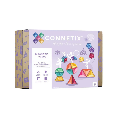 Connetix Pastel Shape Expansion Set - 48 Parça