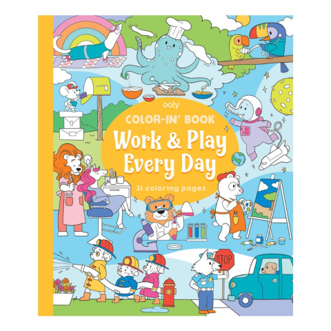 Ooly Boyama Kitabı - Work & Play Everyday