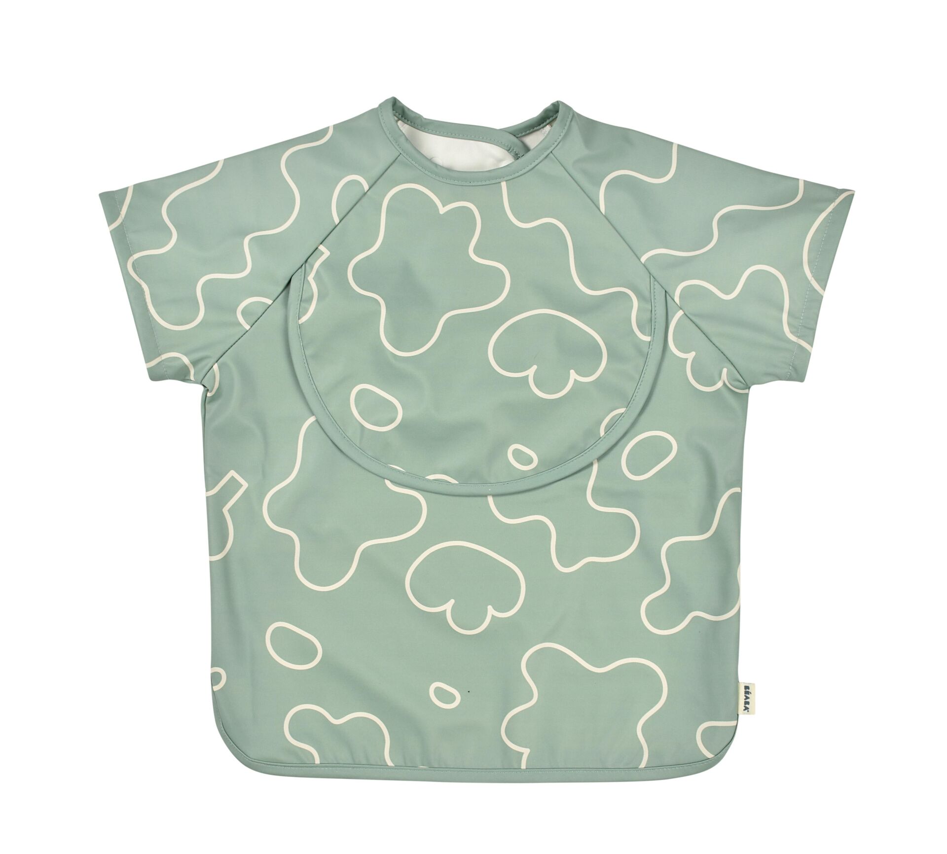 Beaba - 2'si 1 Arada Önlük, Sage green