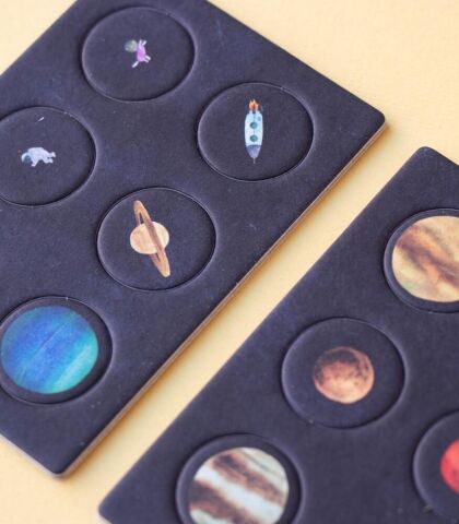 Londji Tiny 50 Parça Puzzle - Planets