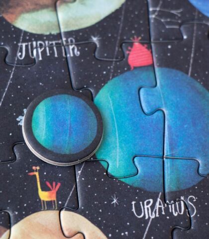 Londji Tiny 50 Parça Puzzle - Planets