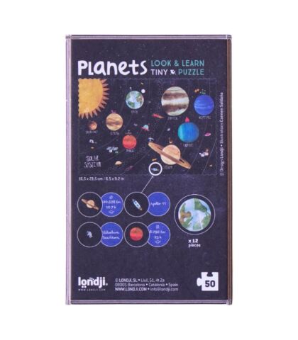 Londji Tiny 50 Parça Puzzle - Planets