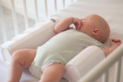 Beaba - Yan Yatma yastığı, Pamuklu Beyaz