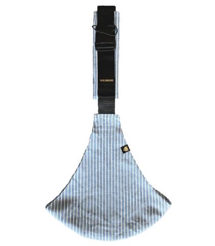 Wildride Denim Stripe - Mavi Çizgili Pamuklu Çocuk Taşıyıcı