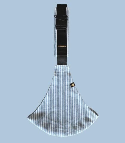 Wildride Denim Stripe - Mavi Çizgili Pamuklu Çocuk Taşıyıcı