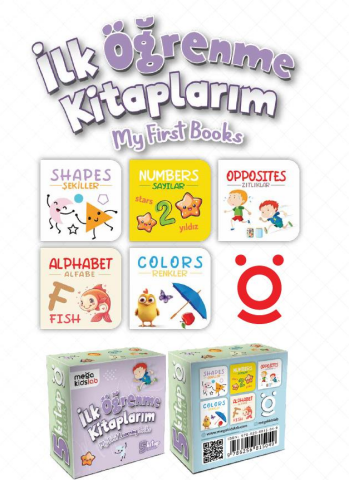 İlk Öğrenme Kitaplarım: My First Books (5 Kitap) - Megakids Yayıncılık