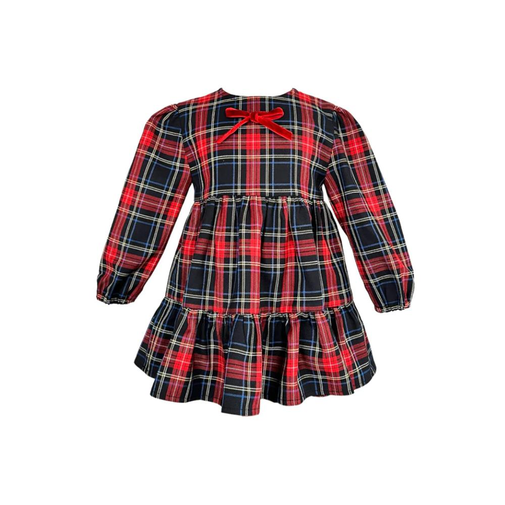 Le Petit Mico Ekose Elbise