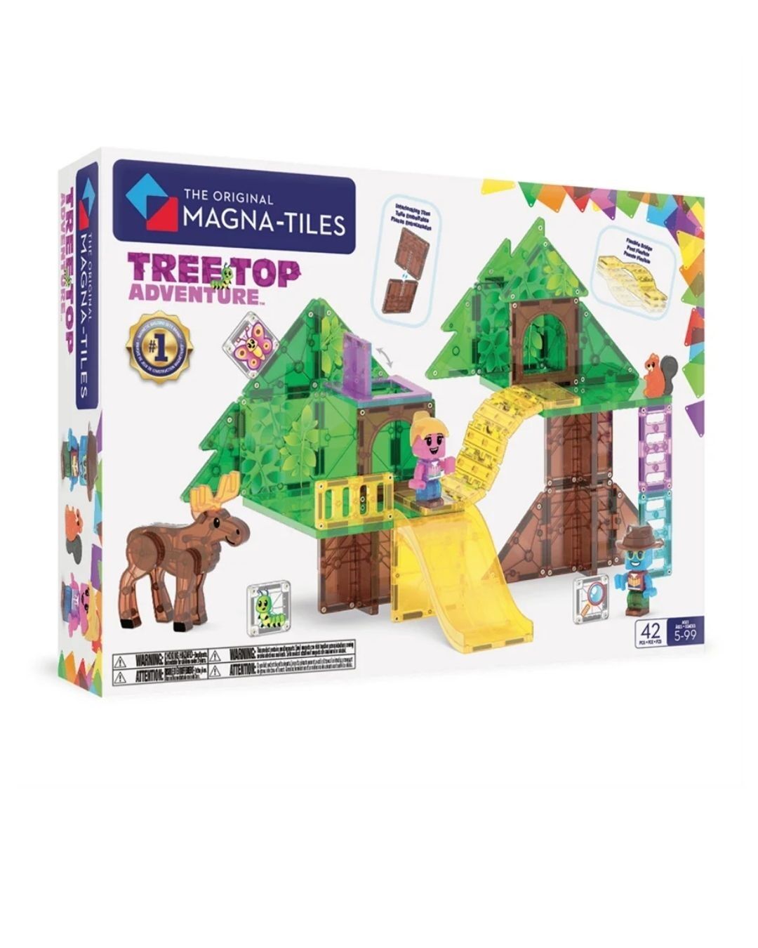Magna-Tiles- Tree Top Adventure Manyetik Bloklar - 42 Parça
