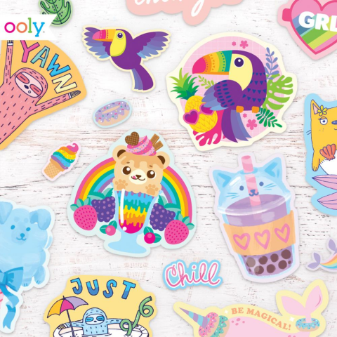 Ooly Kokulu Sticker Seti - Girl Power