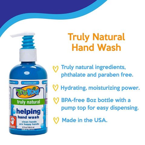 Trukid Helping Hand Wash 236ml. Çocuklara Özel Doğal El Sabunu