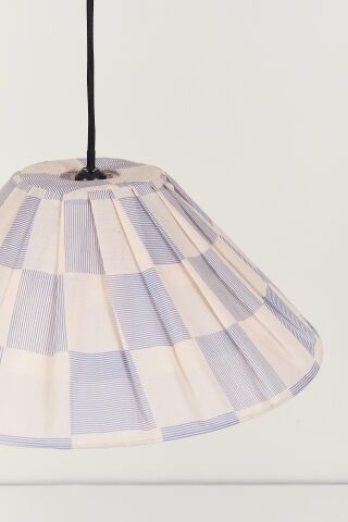 Nobodioz Ava Aydınlatma Şapkası, 50cm çap, Blue Ink Checks