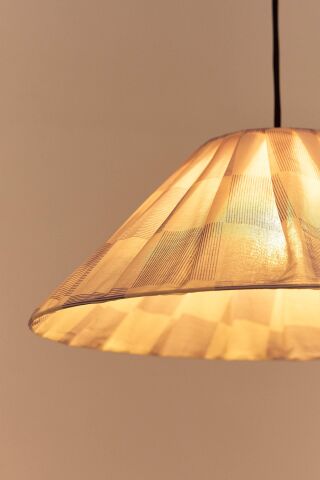 Nobodioz Ava Aydınlatma Şapkası, 50cm çap, Blue Ink Checks