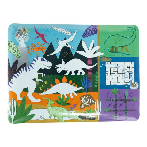 Floss & Rock Boyanabilir Oyun ve Aktivite Matı / Dino