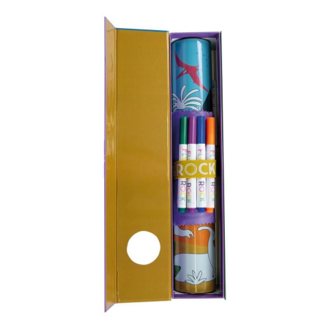 Floss & Rock Boyanabilir Oyun ve Aktivite Matı / Dino