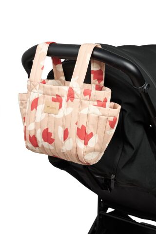 Hyde Park Bebek Arabası Düzenleyici Çanta, Red Tulip