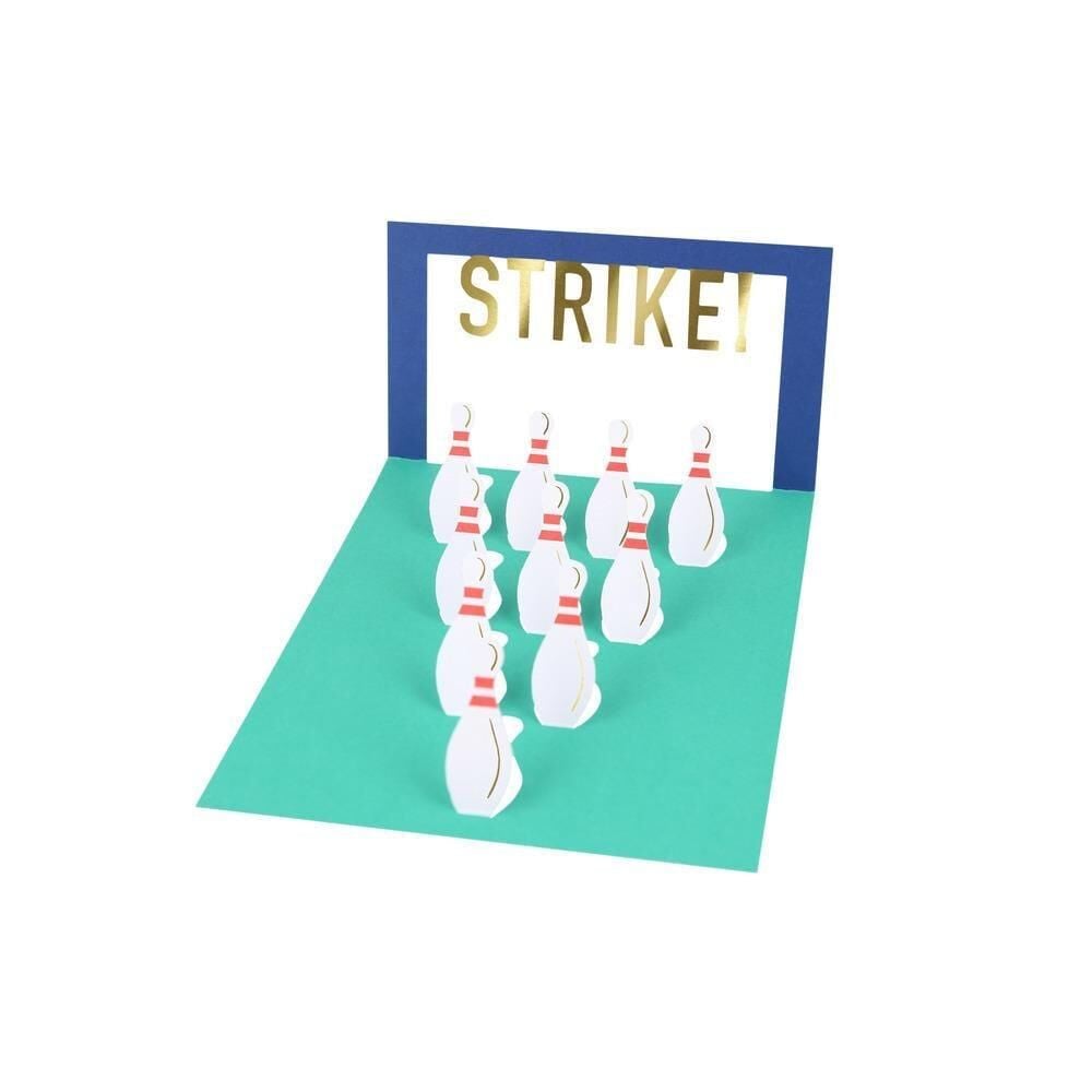 Meri Meri - Bowling Tebrik Kartı