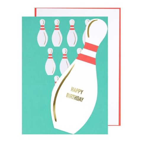 Meri Meri - Bowling Tebrik Kartı